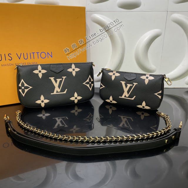 LOUIS VUITTON專櫃新款包包 路易威登Multi Pochette Accessoires斜挎包 LV雙包雙鏈女包  ydh4119